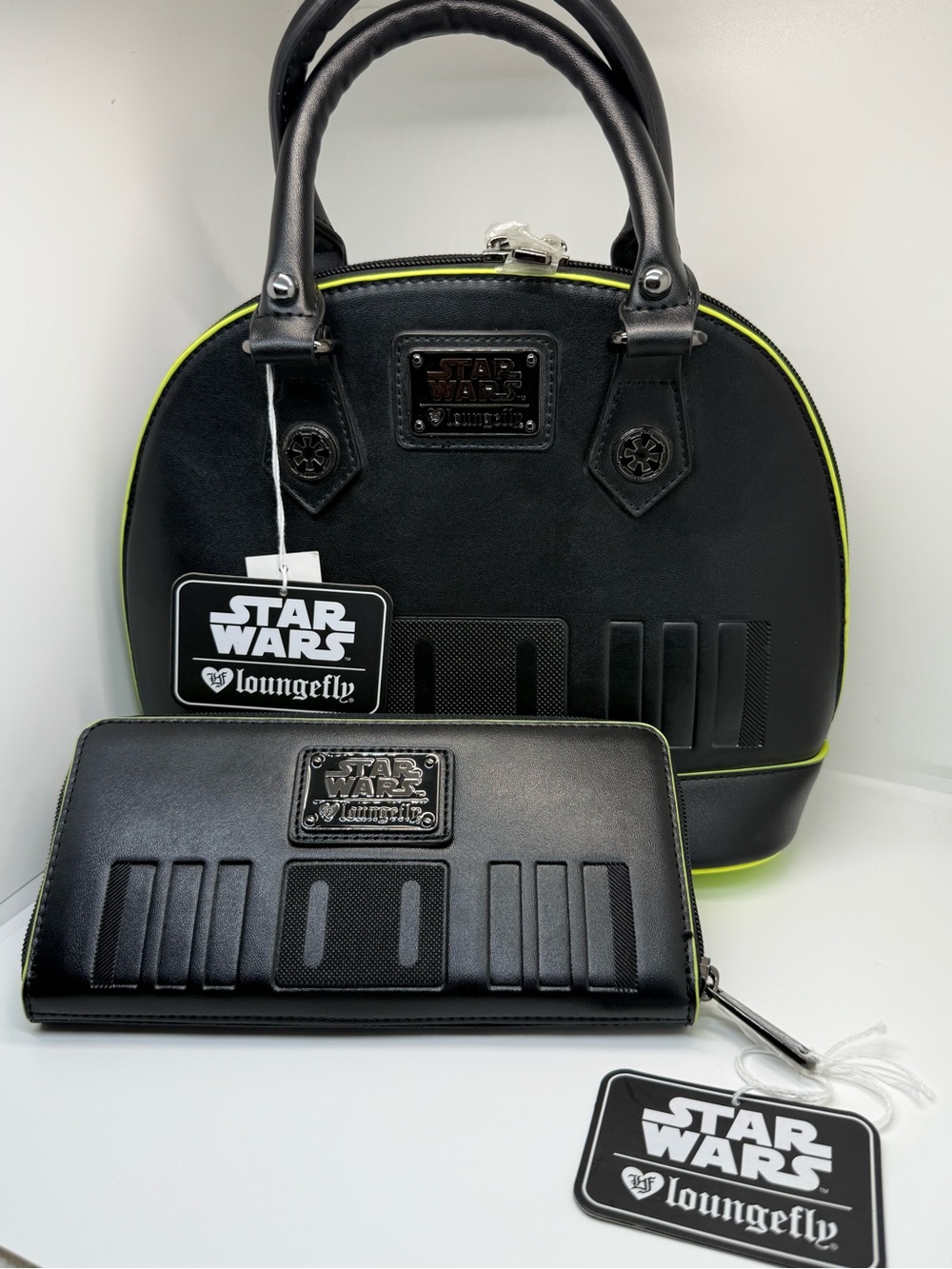 Loungefly Star Wars Death Trooper Dome Bag & Free Wallet NWT Rare